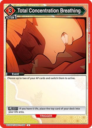 Total Concentration Breathing (099) (UE05BT/KMY-1-099) - UE05BT Demon Slayer Kimetsu no Yaiba