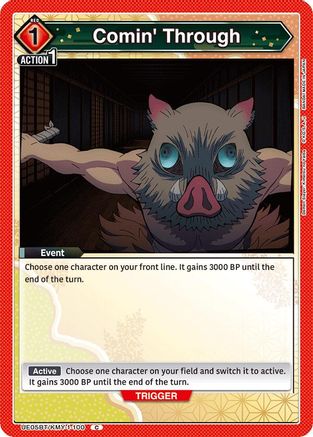 Comin' Through (UE05BT/KMY-1-100) - UE05BT Demon Slayer Kimetsu no Yaiba