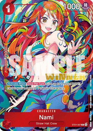 Nami (2025 New Year Event Winner) (ST01-007) - One Piece Promotion Cards Foil