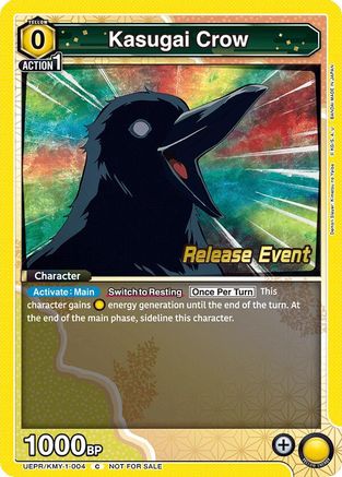 Kasugai Crow (UEPR/KMY-1-004) - UE05BT Demon Slayer Kimetsu no Yaiba Release Event Cards