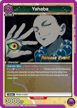 Yahaba (UEPR/KMY-1-043) - UE05BT Demon Slayer Kimetsu no Yaiba Release Event Cards