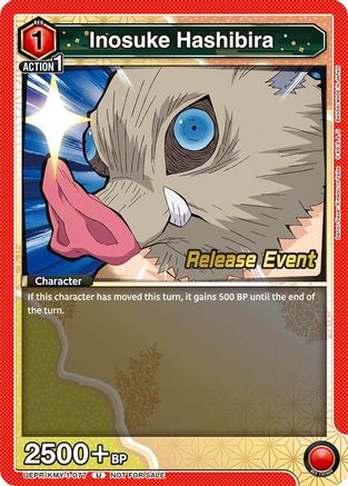 Inosuke Hashibira (077) (UEPR/KMY-1-077) - UE05BT Demon Slayer Kimetsu no Yaiba Release Event Cards