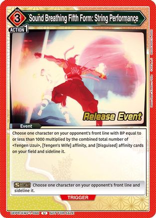 Sound Breathing Fifth Form: String Performance (UEPR/KMY-1-096) - UE05BT Demon Slayer Kimetsu no Yaiba Release Event Cards