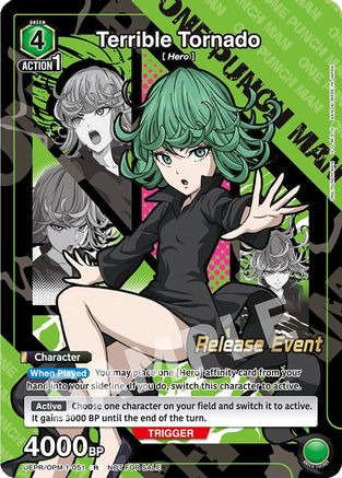 Terrible Tornado (Release Event Participation) (UEPR/OPM-1-051) - UE06BT One Punch Man Release Event Cards