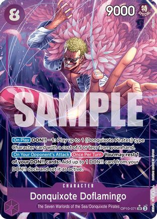 Donquixote Doflamingo (Parallel) (OP10-071) - Royal Blood Foil