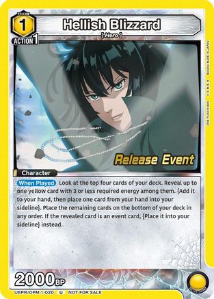 Hellish Blizzard (020) (UEPR/OPM-1-020) - UE06BT One Punch Man Release Event Cards