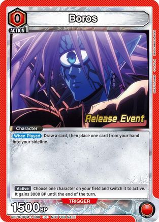 Boros (080) (UEPR/OPM-1-080) - UE06BT One Punch Man Release Event Cards