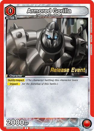 Armored Gorilla (UEPR/OPM-1-091) - UE06BT One Punch Man Release Event Cards