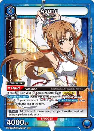 Asuna (037) (UE07BT/SAO-1-037) - UE07BT Sword Art Online Foil