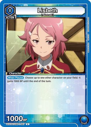 Lisbeth (047) (UE07ST/SAO-1-047) - UE07ST Sword Art Online Starter Deck