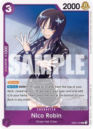 Nico Robin (EB02-036) - Extra Booster: Anime 25th Collection Foil