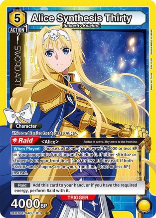 Alice Synthesis Thirty (013) (UE07BT/SAO-1-013) - UE07BT Sword Art Online Foil