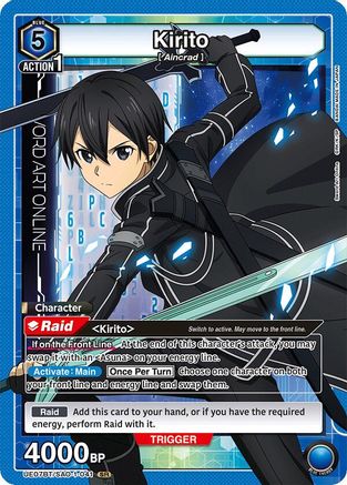Kirito (041) (UE07BT/SAO-1-041) - UE07BT Sword Art Online Foil