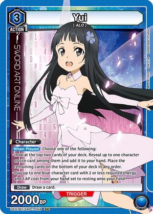 Yui (056) (UE07BT/SAO-1-056) - UE07BT Sword Art Online Foil