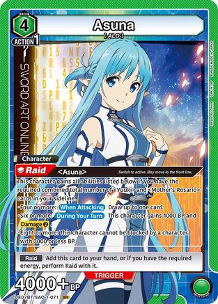 Asuna (071) (UE07BT/SAO-1-071) - UE07BT Sword Art Online Foil