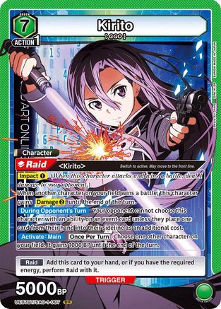 Kirito (087) (UE07BT/SAO-1-087) - UE07BT Sword Art Online Foil