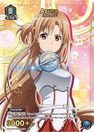 Asuna (036) (U*) (UE07BT/SAO-1-036) - UE07BT Sword Art Online Foil