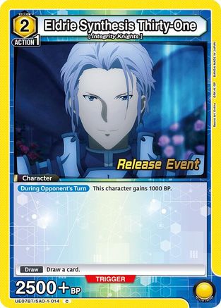 Eldrie Synthesis Thirty-One (UE07BT/SAO-1-014) - UE07BT Sword Art Online Release Event Cards