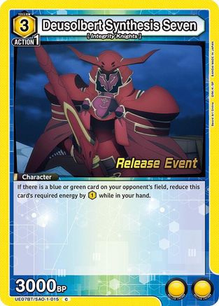Deusolbert Synthesis Seven (UE07BT/SAO-1-015) - UE07BT Sword Art Online Release Event Cards