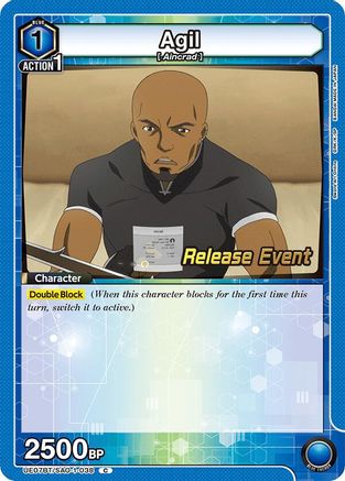 Agil (UE07BT/SAO-1-038) - UE07BT Sword Art Online Release Event Cards