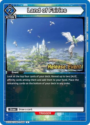 Land of Fairies (UE07BT/SAO-1-066) - UE07BT Sword Art Online Release Event Cards