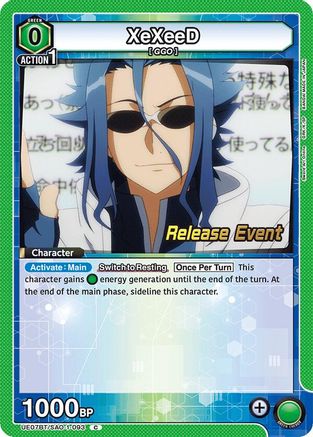 XeXeeD (UE07BT/SAO-1-093) - UE07BT Sword Art Online Release Event Cards