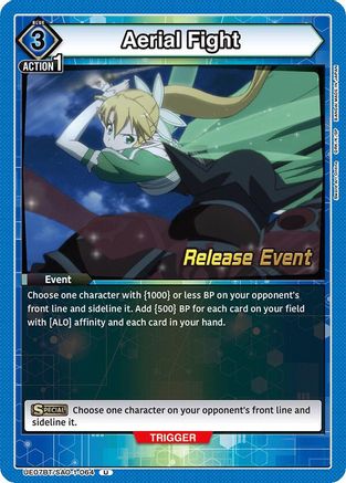 Aerial Fight (UE07BT/SAO-1-064) - UE07BT Sword Art Online Release Event Cards