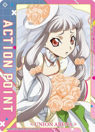 Action Point Card (AP02) (Code Geass) (UEPR/CGH-AP02) - Union Arena Promotion Cards Foil