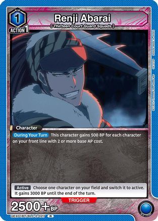 Renji Abarai (027) (UEX01BT/BLC-2-027) - UEX01BT BLEACH ThousandYear Blood War Vol2 Foil