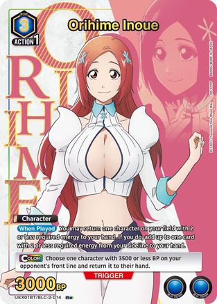 Orihime Inoue (014) (R*) (UEX01BT/BLC-2-014) - UEX01BT BLEACH ThousandYear Blood War Vol2 Foil