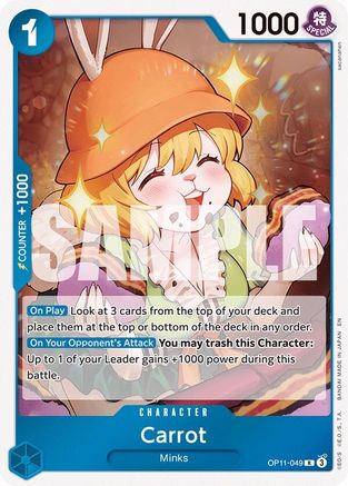 Carrot (OP11-049) - A Fist of Divine Speed Foil