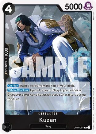 Kuzan (OP11-084) - A Fist of Divine Speed Foil