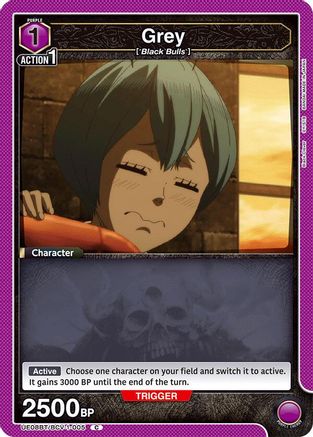 Grey (005) (UE08BT/BCV-1-005) - UE08BT Black Clover