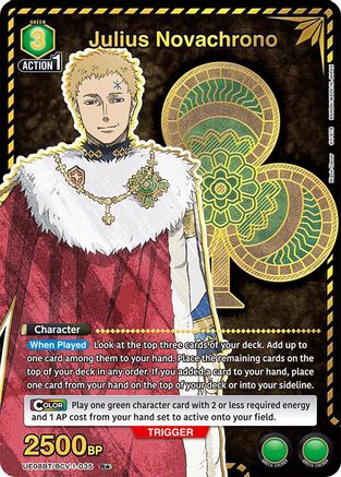 Julius Novachrono (035) (R*) (UE08BT/BCV-1-035) - UE08BT Black Clover Foil