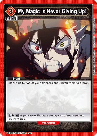 My Magic Is Never Giving Up! (UE08ST/BCV-1-096) - UE08ST Black Clover Starter Deck