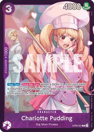 Charlotte Pudding (Store Treasure Cup 2025) (OP08-067) - One Piece Promotion Cards Foil