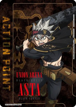 Action Point Card (UE08ST/BCV-1-AP01) - UE08ST Black Clover Starter Deck