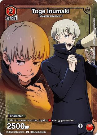 Toge Inumaki (UEPR/JJK-3-044) - Union Arena Promotion Cards Foil