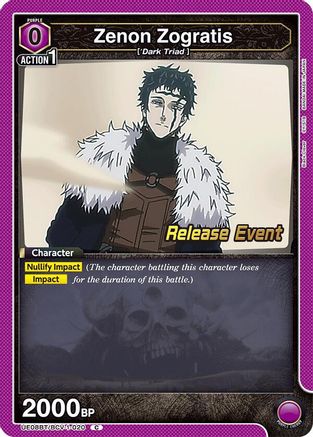 Zenon Zogratis (020) (UE08BT/BCV-1-020) - UE08BT Black Clover Release Event Cards