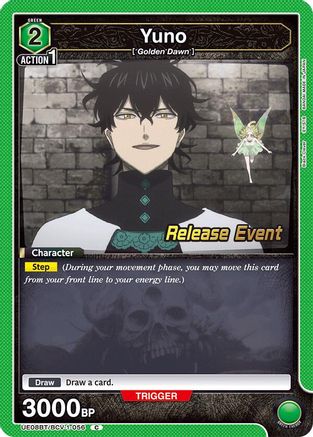 Yuno (056) (UE08BT/BCV-1-056) - UE08BT Black Clover Release Event Cards