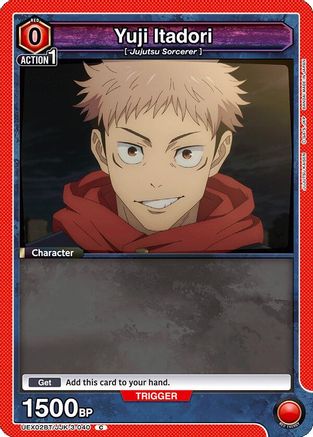 Yuji Itadori (040) (Box Topper Foil) (UEX02BT/JJK-3-040) - UEX02BT Jujutsu Kaisen Vol2 Foil