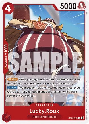 Lucky.Roux (Reprint) (OP09-015) - Starter Deck 23: RED Shanks