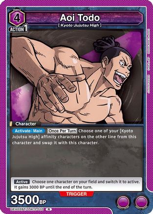 Aoi Todo (UEX02BT/JJK-2-010) - UEX02BT Jujutsu Kaisen Vol2 Foil