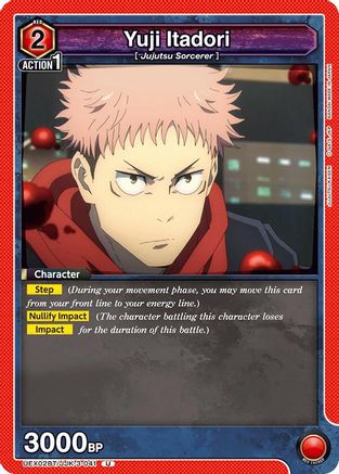 Yuji Itadori (041) (UEX02BT/JJK-3-041) - UEX02BT Jujutsu Kaisen Vol2