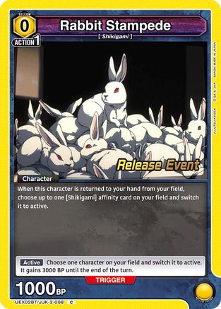 Rabbit Stampede (UEX02BT/JJK-3-008) - UEX02BT Jujutsu Kaisen Vol2 Release Event Cards
