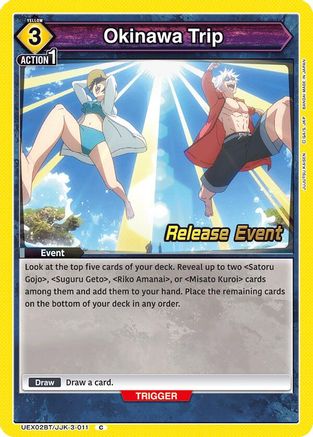 Okinawa Trip (UEX02BT/JJK-3-011) - UEX02BT Jujutsu Kaisen Vol2 Release Event Cards