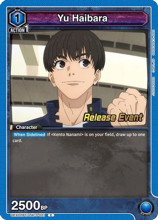 Yu Haibara (021) (UEX02BT/JJK-3-021) - UEX02BT Jujutsu Kaisen Vol2 Release Event Cards