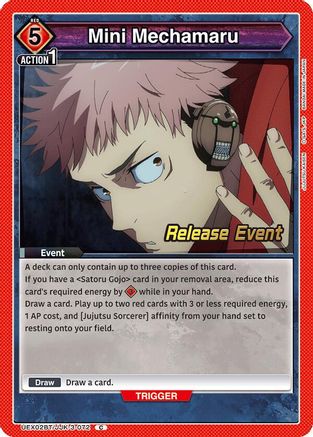 Mini Mechamaru (UEX02BT/JJK-3-072) - UEX02BT Jujutsu Kaisen Vol2 Release Event Cards