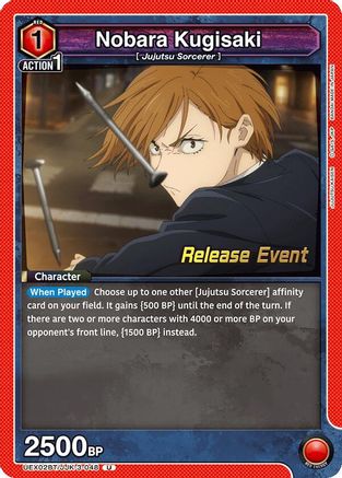 Nobara Kugisaki (048) (UEX02BT/JJK-3-048) - UEX02BT Jujutsu Kaisen Vol2 Release Event Cards
