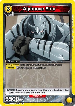 Alphonse Elric (001) (UE09ST/FMA-1-001) - UE09ST FULLMETAL ALCHEMIST Starter Deck
